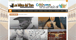 Desktop Screenshot of losmitosdeltoro.com